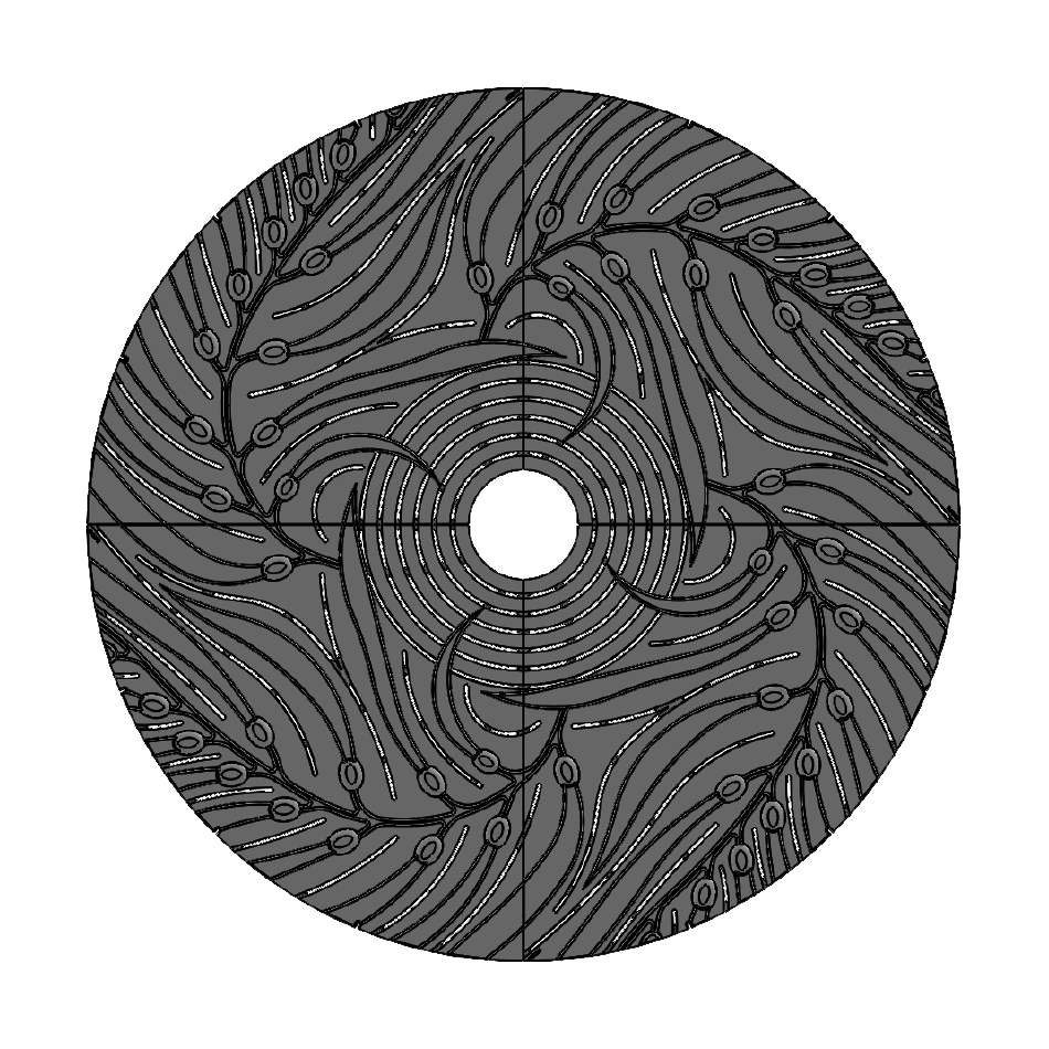 Kelp Cast Iron Round Tree Grate 2426mm (96 Inch)