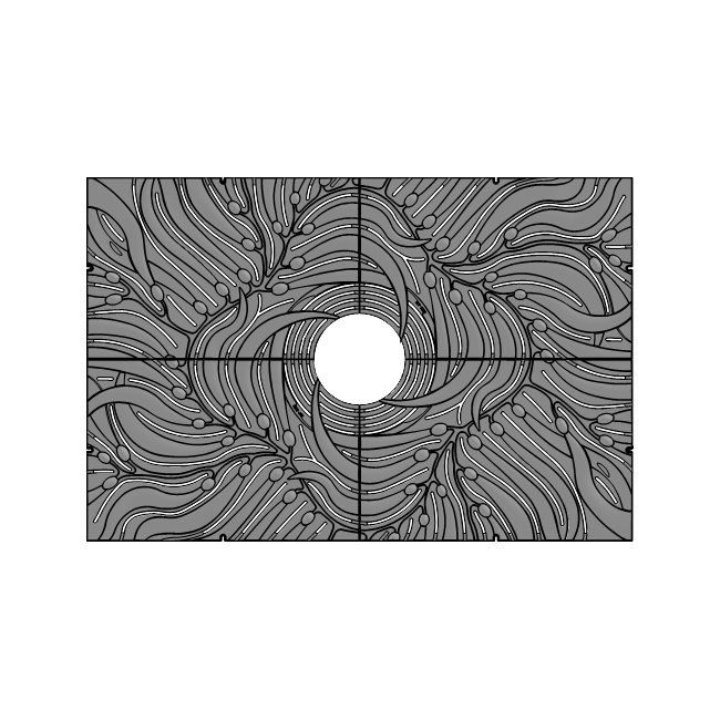 Kelp Cast Ductile Iron Tree Grate 1826 x 1216mm (72 x 48 Inch)