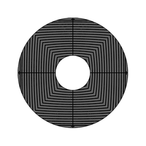 Divisadero Cast Iron Round Tree Grate 2435mm Heel Proof (96 Inch)