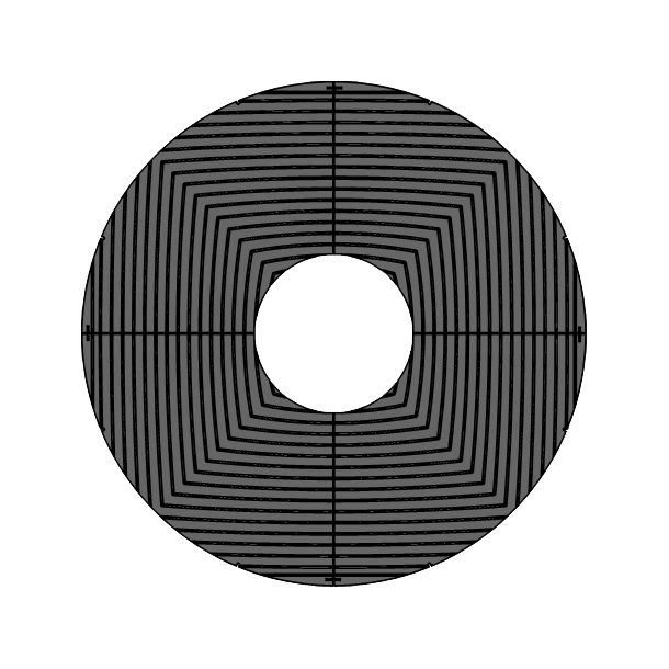 Divisadero Cast Iron Round Tree Grate 2435mm Heel Proof (96 Inch)
