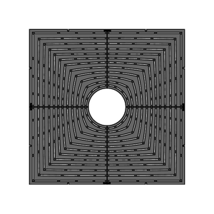 Divisadero Cast Ductile Iron Square Tree Grate 1521mm (60 Inch)