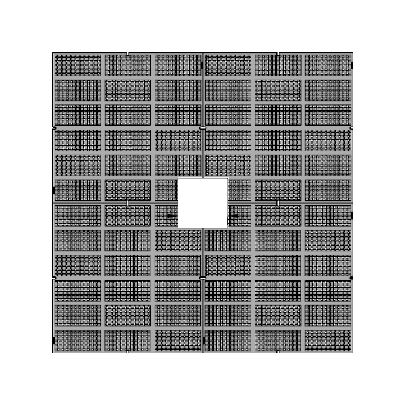 Explora Cast Iron Square Tree Grate 1827mm (72 Inch)