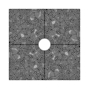 Oblio Cast Iron Square Tree Grate 1826mm Heel Proof (72 Inch)