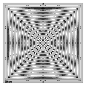 Divisadero PEDESTRIAN LOAD ONLY Cast Iron Square Gully Cover 605mm Heel Proof (24 Inch)