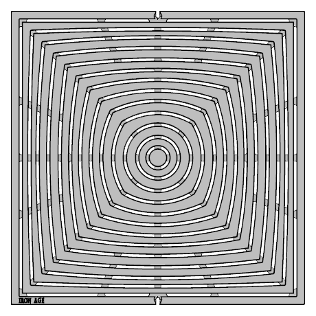 Divisadero PEDESTRIAN LOAD ONLY Cast Iron Square Gully Cover 605mm Heel Proof (24 Inch)