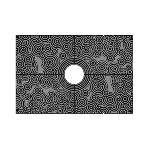 Oblio Cast Iron Tree Grate 1825 x 1215mm Heel Proof (72 x 48 Inch)