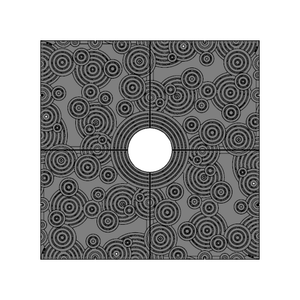 Oblio Cast Iron Tree Grate 1521 x 1498mm Heel Proof (60 x 59 Inch)