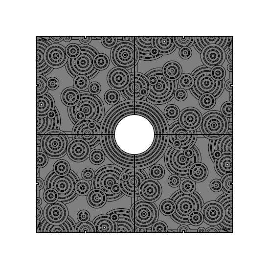 Oblio Cast Iron Tree Grate 1521 x 1498mm Heel Proof (60 x 59 Inch)
