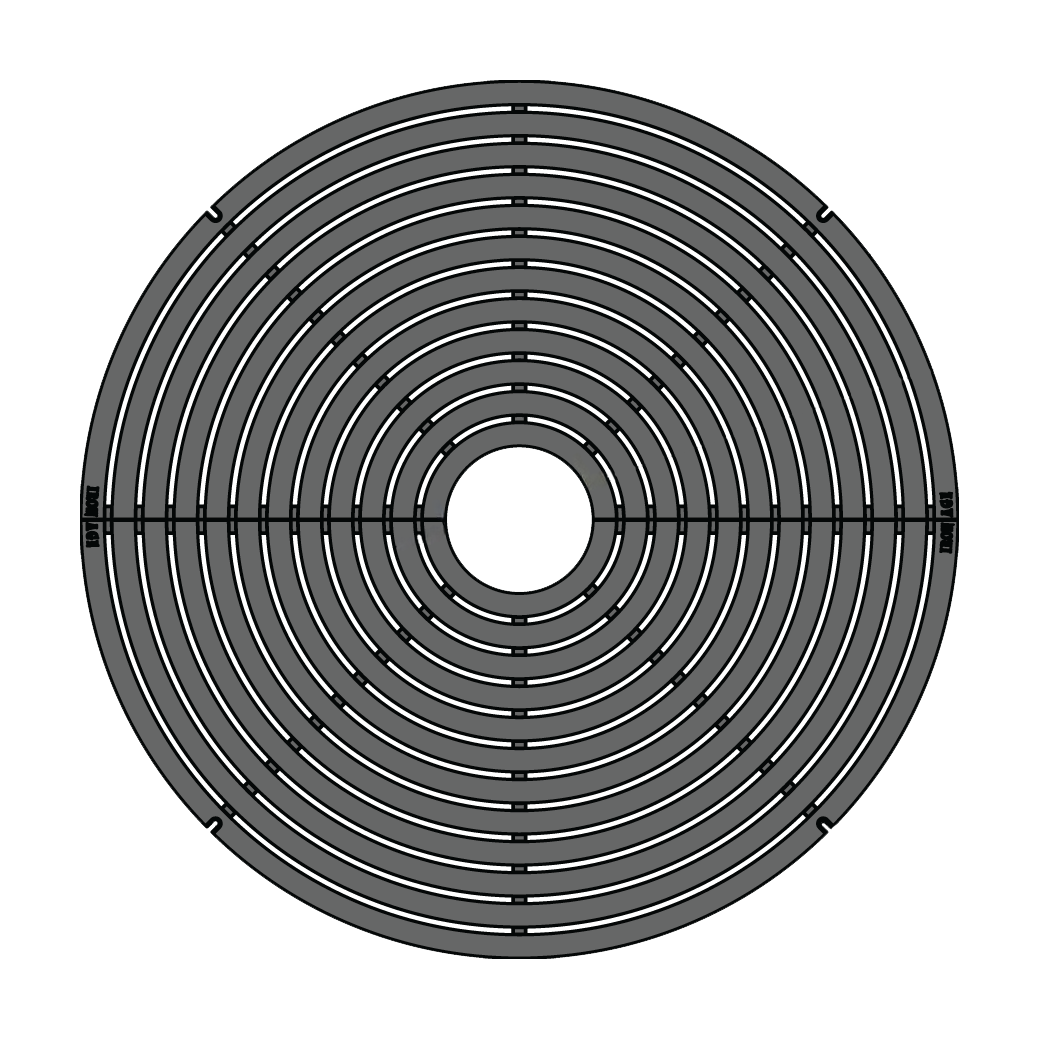 Bullseye Cast Aluminium Round Tree Grate 1216mm (48 Inch)