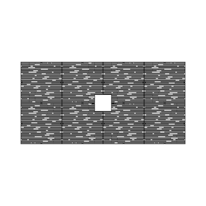 Rain Cast Iron Tree Grate 3042 x 1521mm Heel Proof (120 x 60 Inch)