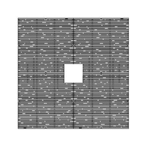Rain Cast Ductile Iron Square Tree Grate 1826mm Heel Proof (72 Inch)
