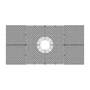 Interlaken Cast Iron Tree Grate 2438 x 1219mm (96 x 48 Inch)