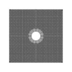 Interlaken Cast Iron Square Tree Grate 1826mm (72 Inch)