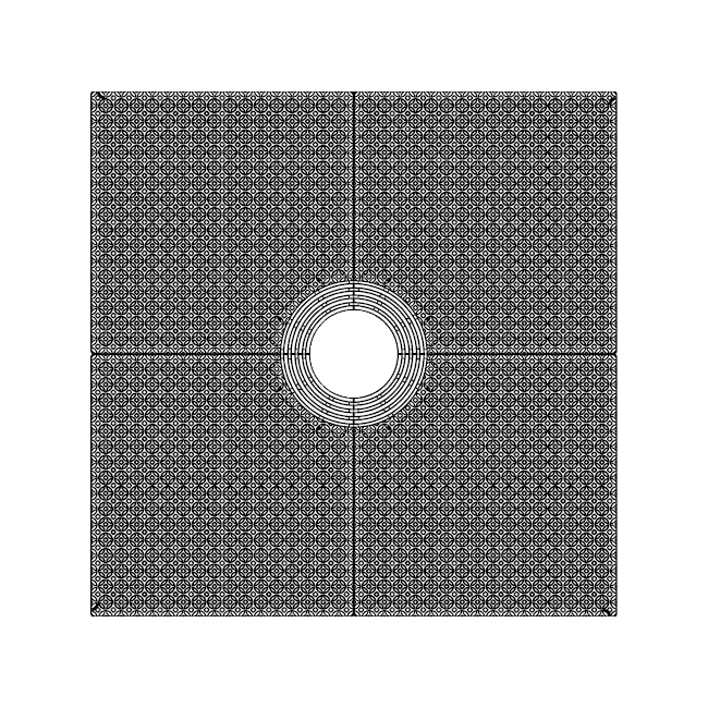 Interlaken Cast Iron Square Tree Grate 1826mm (72 Inch)