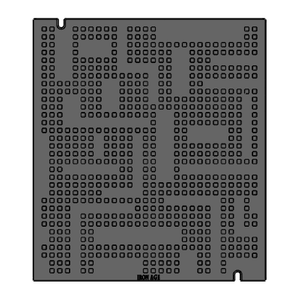 Urban Rhythms Cast Iron Channel Drain Grate 454 x 403mm (18 x 16 Inch)