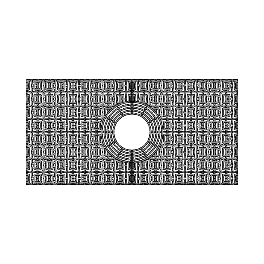 Carbochon Cast Iron Tree Grate 1827 x 911mm (72 x 36 Inch)