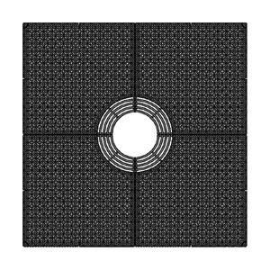 Interlaken Cast Ductile Iron Square Tree Grate 1521mm (60 Inch)