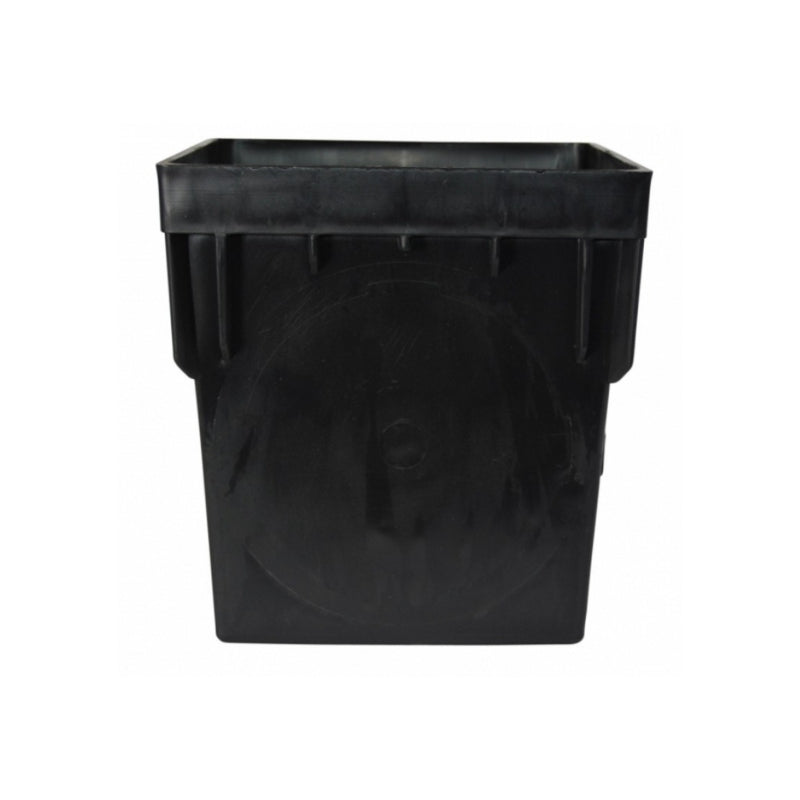 Gully Lockable Aquascape Black Plastic Square Gully Frame Sump & Locking Outlets 238m ...