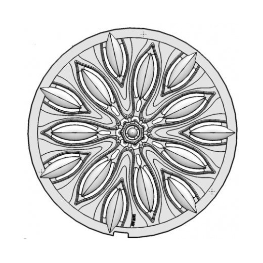 Anise PEDESTRIAN LOAD ONLY Cast Iron Round Gully Cover 607mm (24 Inch)