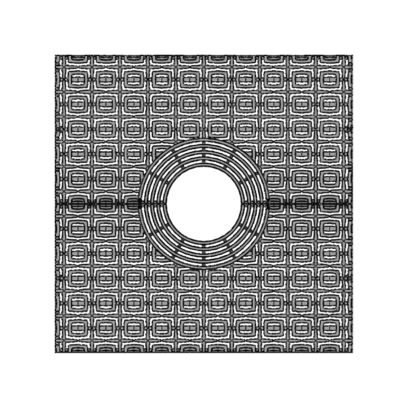 Carbochon Cast Iron Square Tree Grate 1216mm (48 Inch)