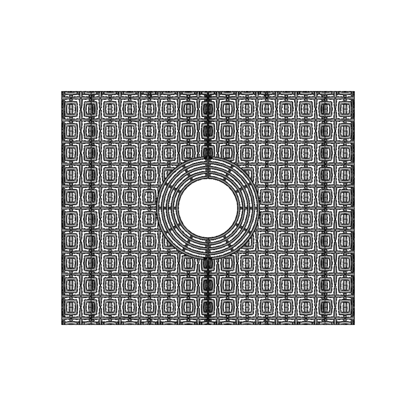 Carbochon Cast Iron Tree Grate 1524 x 1219mm (60 x 48 Inch)