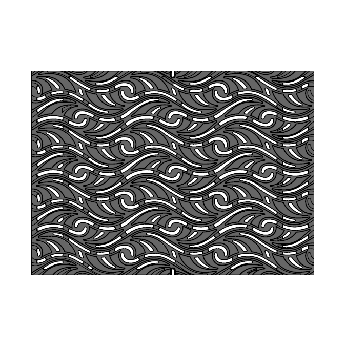 Minnione PEDESTRIAN LOAD ONLY Cast Iron Channel Drain Grate 914 x 660mm (36 x 26 Inch)