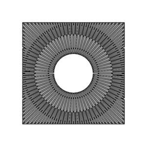 Corona Cast Iron Square Tree Grate 1064mm Heel Proof (42 Inch)