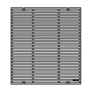 Que Cast Iron Channel Drain Grate 838 x 762mm (33 x 30 Inch)