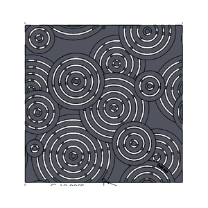 Oblio Cast Iron Square Gully Cover 610mm Heel Proof (24 Inch)