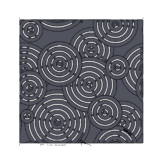 Oblio Cast Iron Square Gully Cover 610mm Heel Proof (24 Inch)