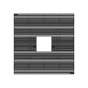 Madras Cast Iron Square Tree Grate 1215mm Heel Proof (48 Inch)