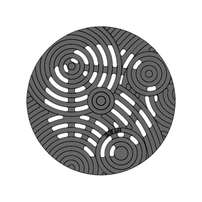 Oblio Cast Iron Round Gully Cover 356mm (14 Inch)