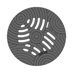 Oblio Cast Iron Round Gully Cover 264mm (10 Inch)