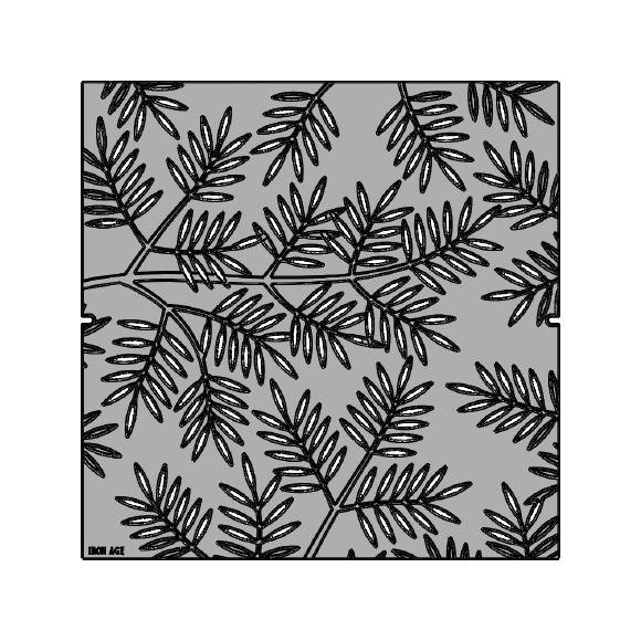 Locust Cast Iron Square Gully Cover 718mm Heel Proof (28 Inch)