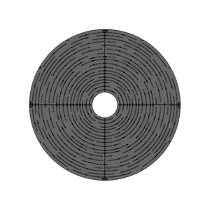 Spin Cast Iron Round Tree Grate 1826mm Heel Proof (72 Inch)