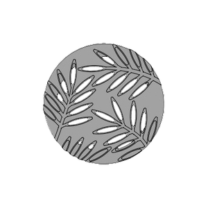 Locust Cast Iron Round Gully Cover 171mm Heel Proof (6 Inch)