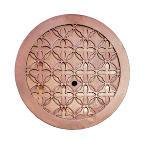 Quatrefoil Access Cast Iron Round Gully Cover 267mm (10 Inch)