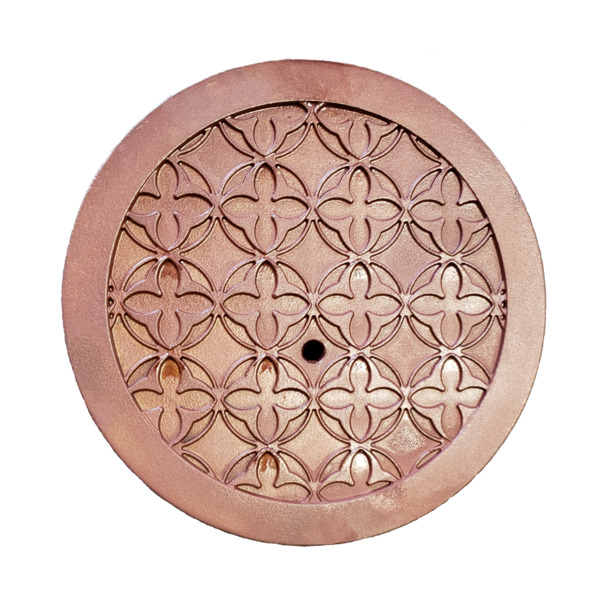 Quatrefoil Access Cast Iron Round Gully Cover 267mm (10 Inch)
