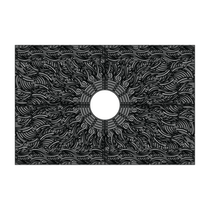 Minnione Cast Iron Tree Grate 1826 x 1216mm (72 x 48 Inch)