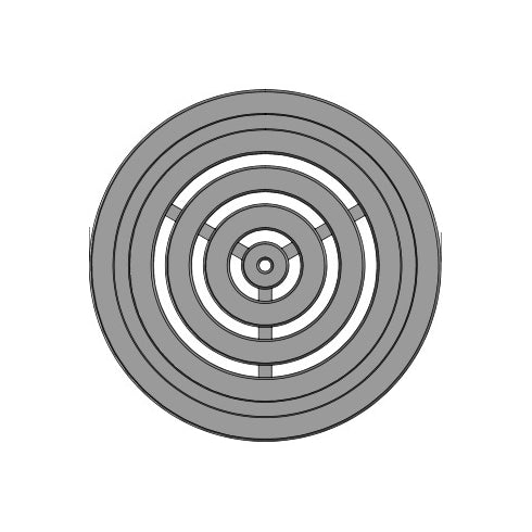 Bullseye Cast Iron Round Gully Cover 171mm Heel Proof (6 Inch)