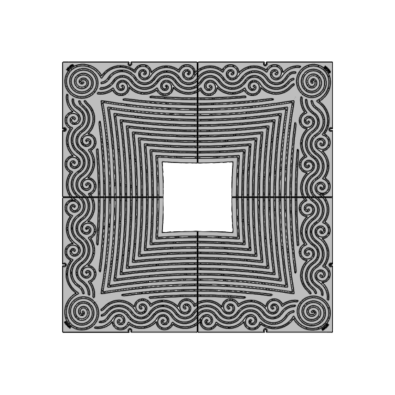 Argo Cast Ductile Iron Square Tree Grate 1216mm Heel Proof (48 Inch)