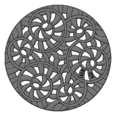 Miso Cast Iron Round Gully Cover 200mm (8 Inch)