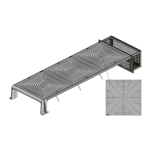Divisadero Curb Inlet System Cast Ductile Iron SuDS Enhancement 610mm Heel Proof (24 Inch)