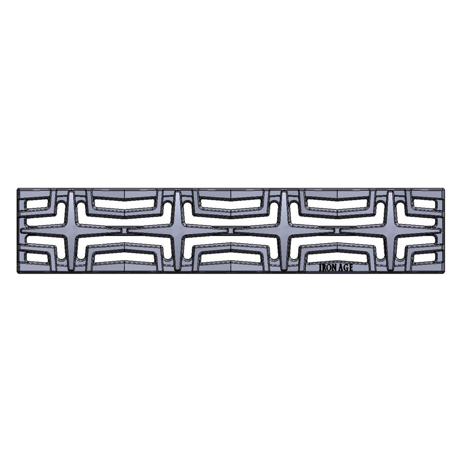 Carbochon Cast Iron Channel Drain Grate 358 x 75mm (14 x 3 Inch)