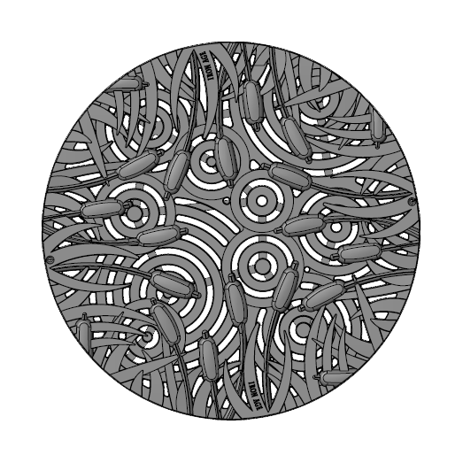 Tulie PEDESTRIAN LOAD ONLY Cast Iron Round Gully Cover 607mm (24 Inch)