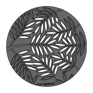 Locust Cast Iron Round Gully Cover 358mm (14 Inch)