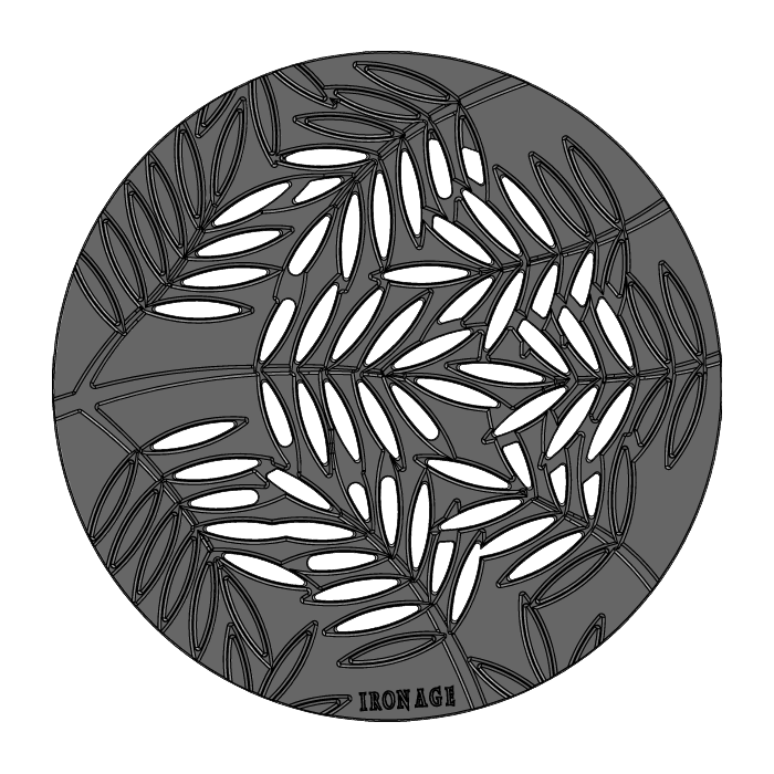 Locust Cast Iron Round Gully Cover 358mm (14 Inch)