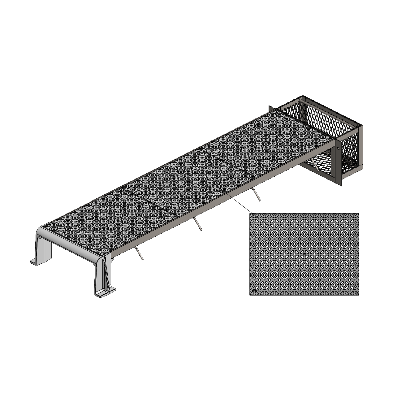 Interlaken Curb Inlet System Cast Ductile Iron SuDS Enhancement 457mm (18 Inch)