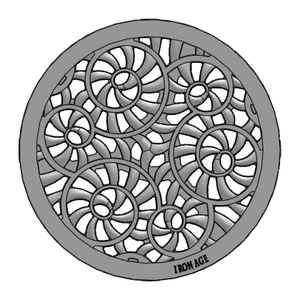 Miso Cast Iron Round Gully Cover 291mm (12 Inch)
