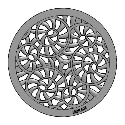 Miso Cast Iron Round Gully Cover 291mm (12 Inch)
